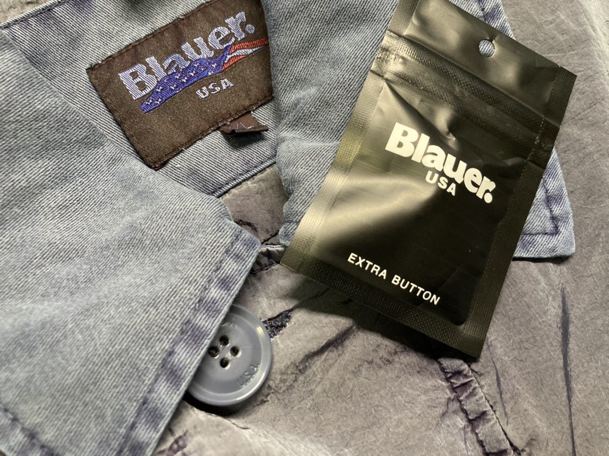 新品 ブラウワーBlauerUSA(米伊) ブルゾン 春夏秋向け ブルーグレー