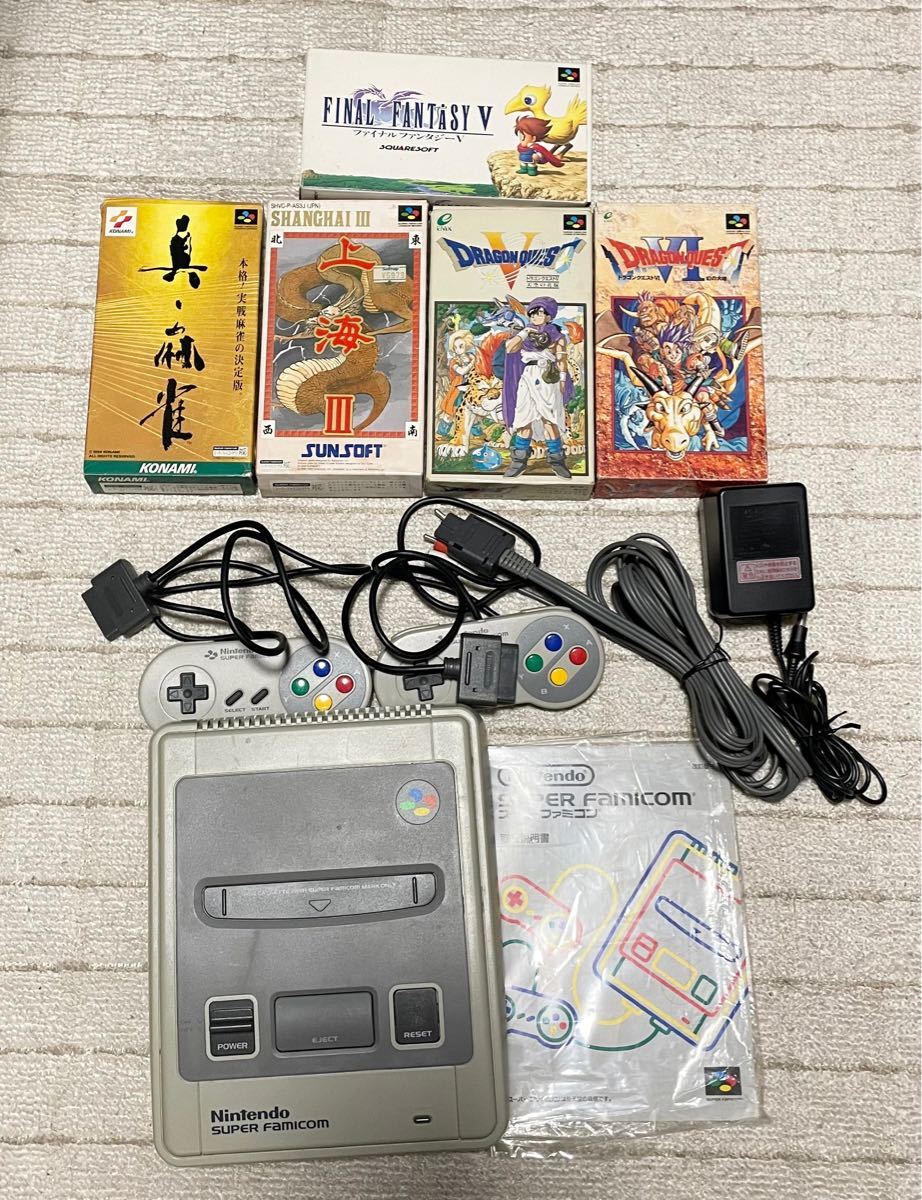 スーパーファミコン　本体＋ソフト