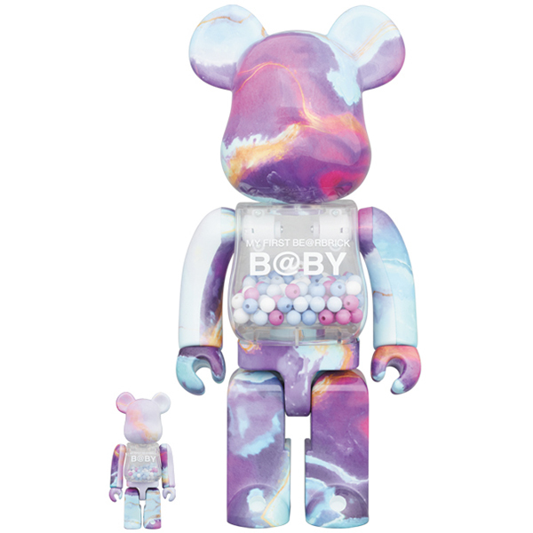 BE@RBRICK marble 400% ベアブリック マーブル-