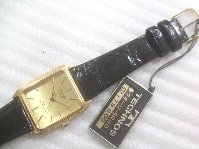新品最高級スイステクノスクオーツSR80メンズ腕時計動品定価79800円　P564