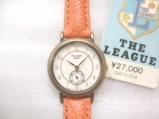新品高級セイコーザリーグスモセコ付レディースクオーツ腕時計定価27000円　S398_画像2