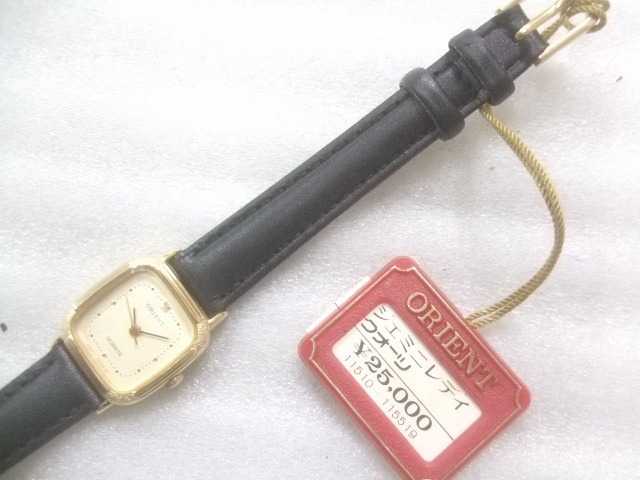 経典 新品高級オリエントジェミニレディースクオーツ腕時計定価25000円