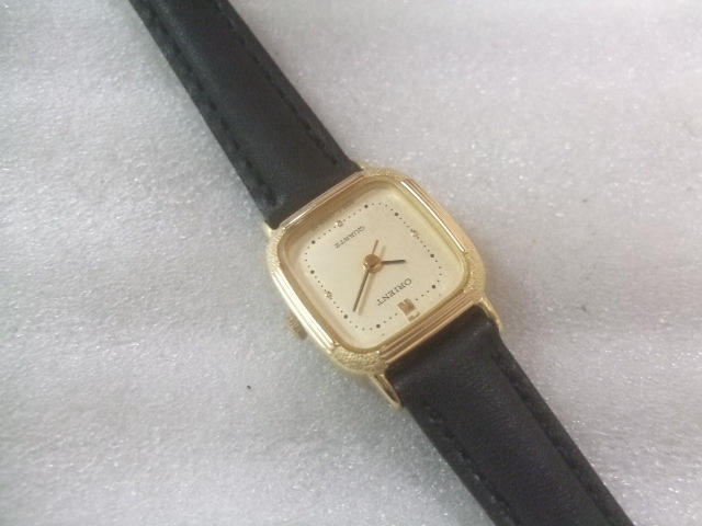 新品高級オリエントジェミニレディースクオーツ腕時計定価25000円　S355