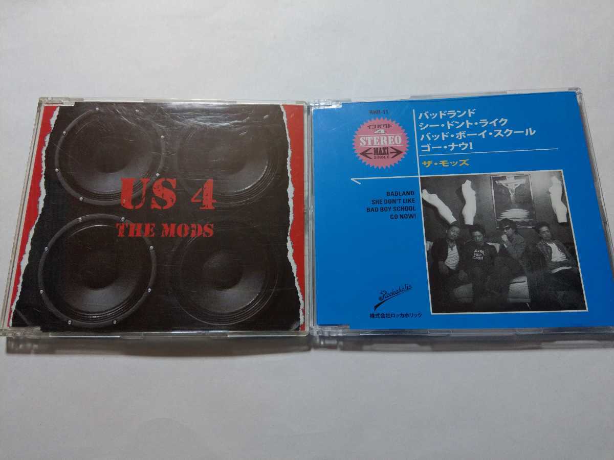 CD 2枚　THE MODS　ザ・モッズ【US 4】【バッドランド】　キズ大