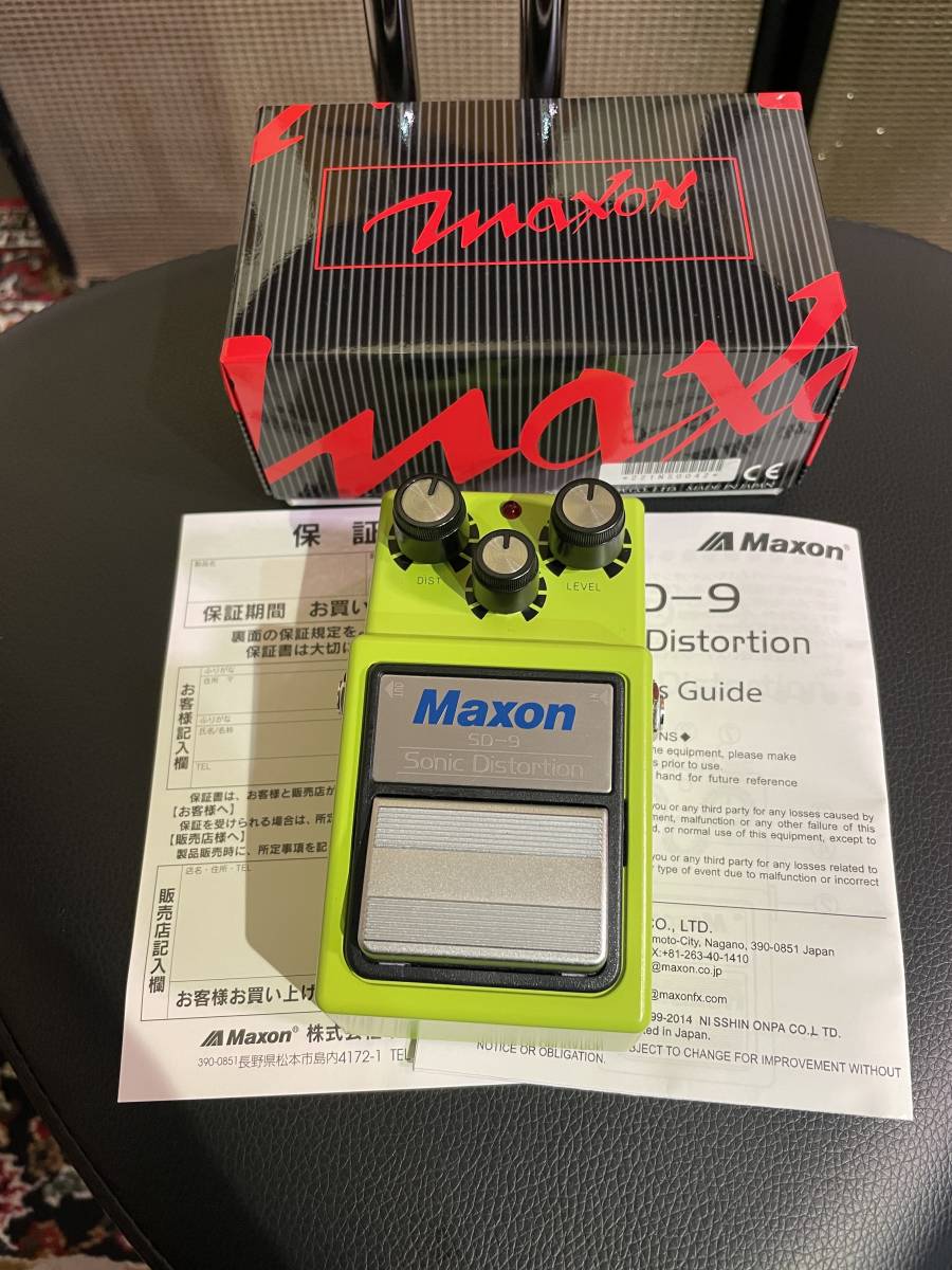 美品】MAXON SD9 Sonic Distortion ディストーション【送料無料】TBCFX