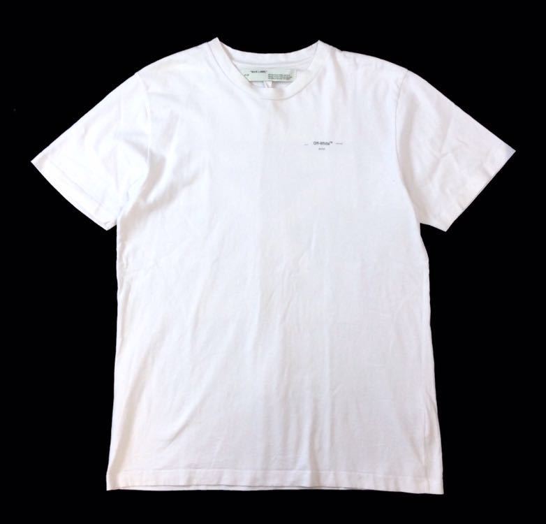 【美品】 メインレーベル LABEL MAIN オフホワイト off-white 2013 XL 白 カットソー 半袖Tシャツ 文字、ロゴ