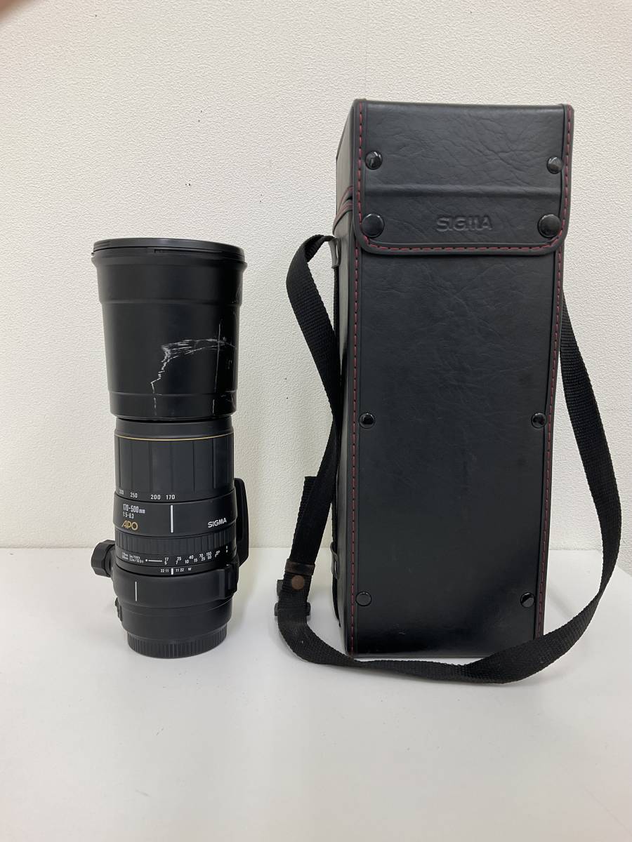 170-500mm 【817】SIGMA F5-6.3 AF稼働 ジャンク Canon For APO キヤノン 【メーカー再生品】