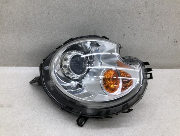 美品 磨き済み HID R55 R56 BMW MINI 右ヘッドライト 162705-01 ic.sch.id