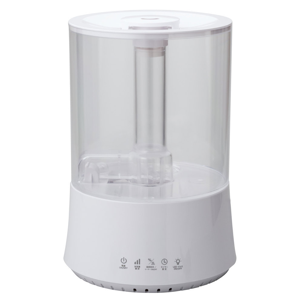 特別セール品】 送料無料 加湿器 超音波+加熱のハイブリッドアロマ加湿