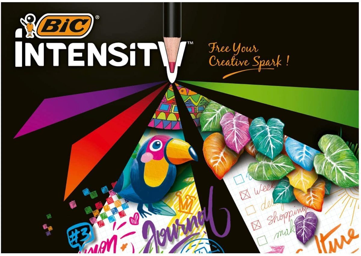 送料無料 色鉛筆 Intensity 24色 Bicジャパン ITS-WDCCPPK24/1325ｘ３個セット/卸_画像5