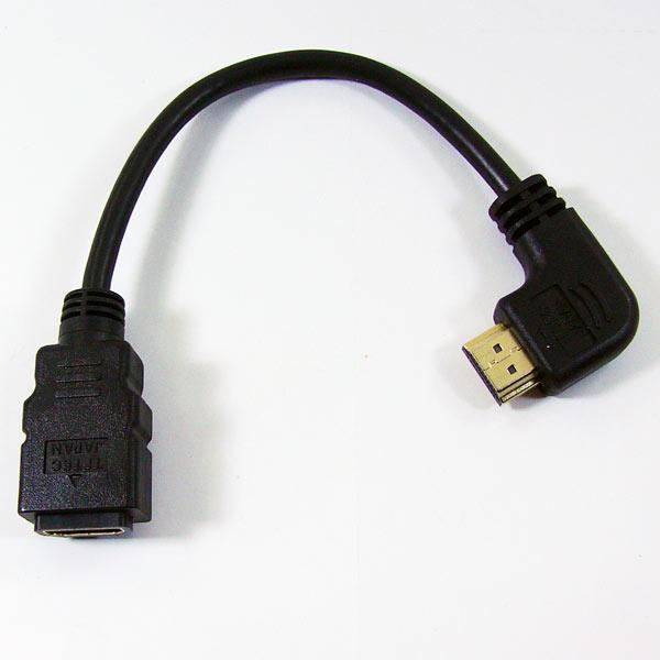 同梱可能 HDMI延長ケーブル 左向きL型・オス-A・メス HDMI-CA20LL 変換名人4571284886926_画像3