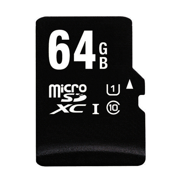 送料無料メール便 マイクロSDカード microSDXCカード 64GB 64ギガ クラス10 お得_画像1