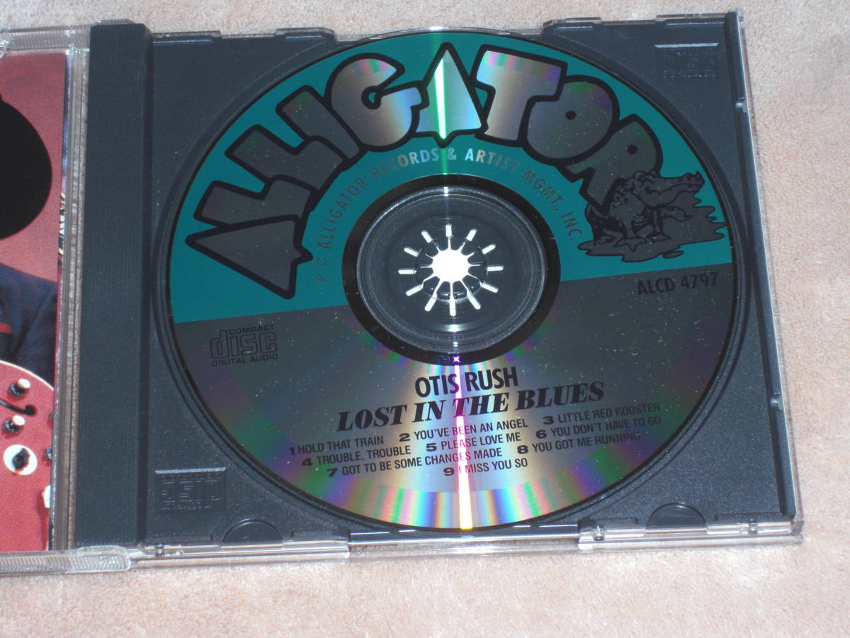 US盤CD Otis Rush ー Lost In The Blues Alligator Records ー ALCD 4797　O blues_画像4