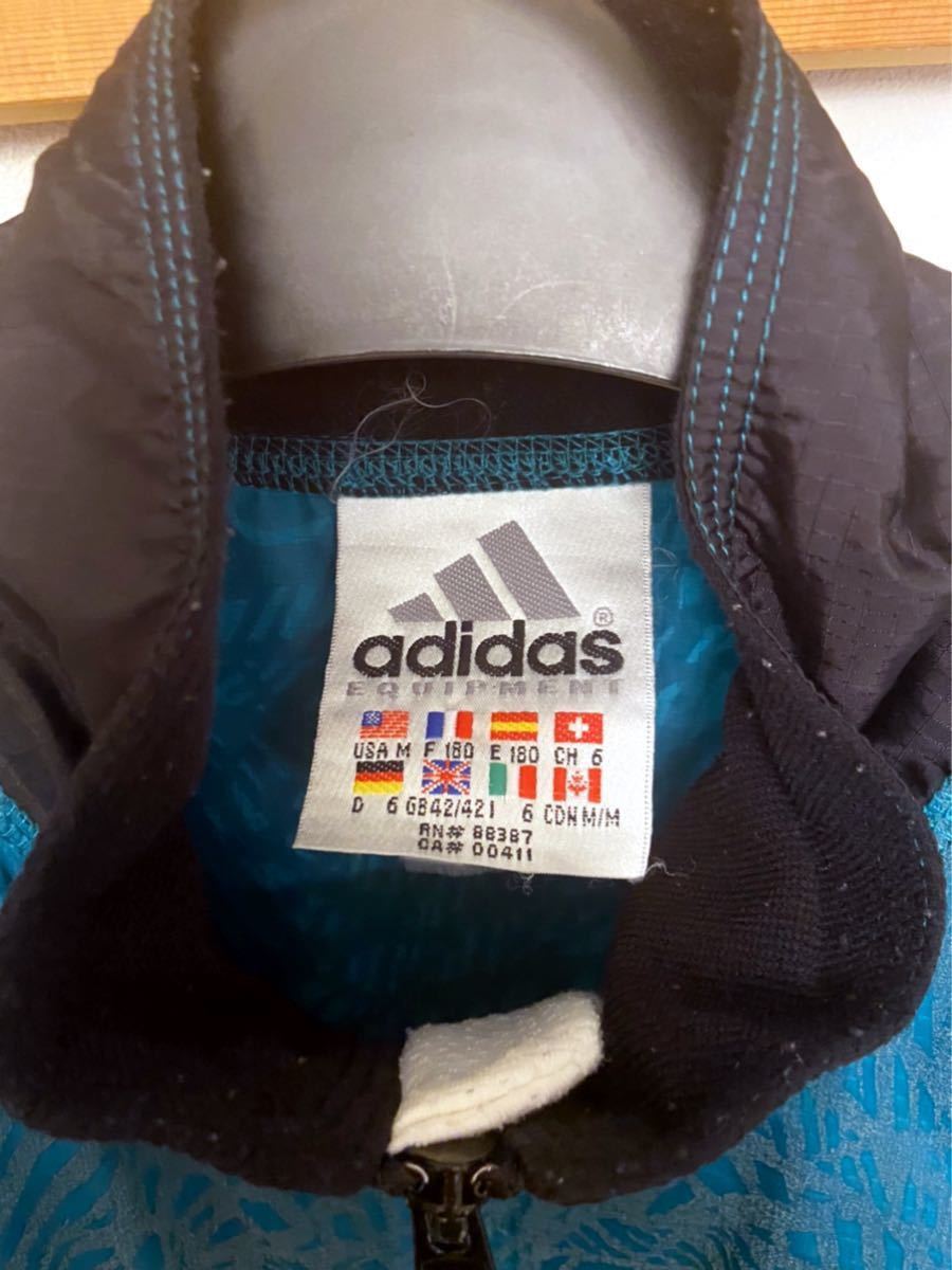 送料込★メンズ★adidas★ナイロンジャケット★トラックジャケット★ 古着★ adidas EQIPMENT★ジャージ