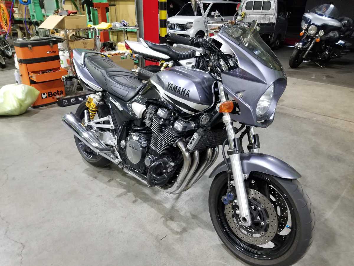 ヤマハ XJR1300 RP03J ~2002年 ショート管 ブラック マフラー【新品