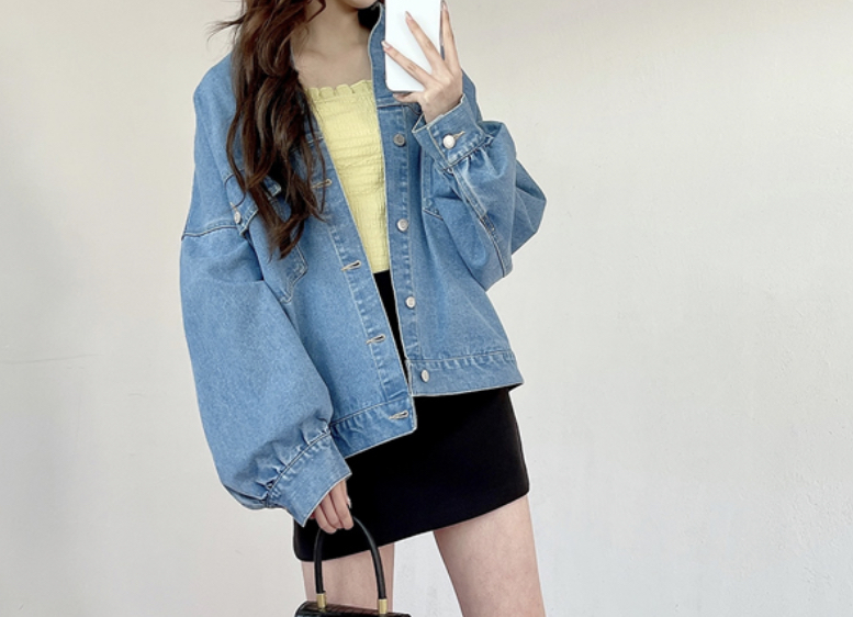 新品☆未使用品 GRL グレイルオーバーサイズ デニムジャケット