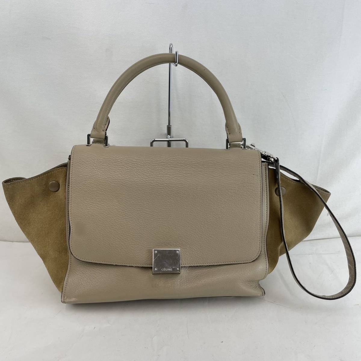 セリーヌ CELINE トラペーズ 2way ハンドバッグ ショルダーバッグ-