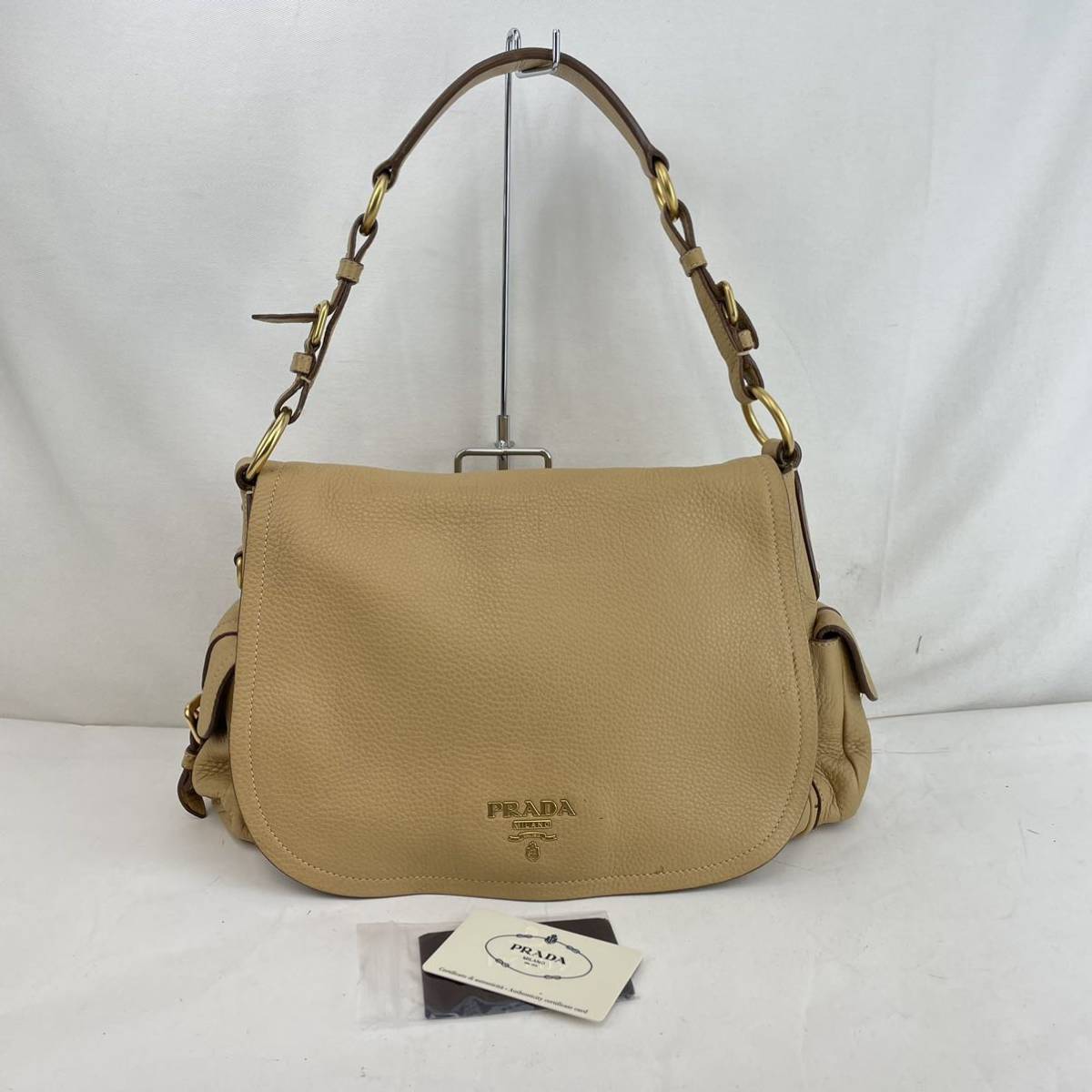本日の目玉 PRADA レザー ショルダーバッグ ワンショルダー プラダ tdh