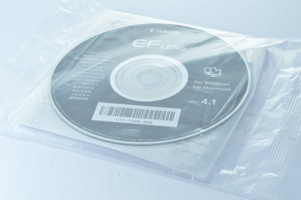 Canon キャノン EF Lens Setup CD-ROM （cy180）_画像1