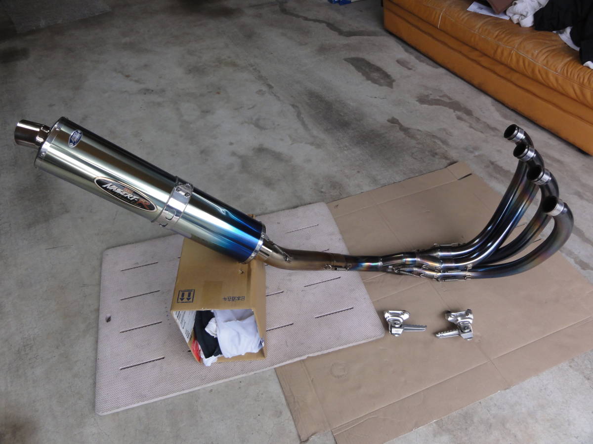 ZRX1200R ビート ナサート3Dアップタイプ チタンマフラー BEET NASERT