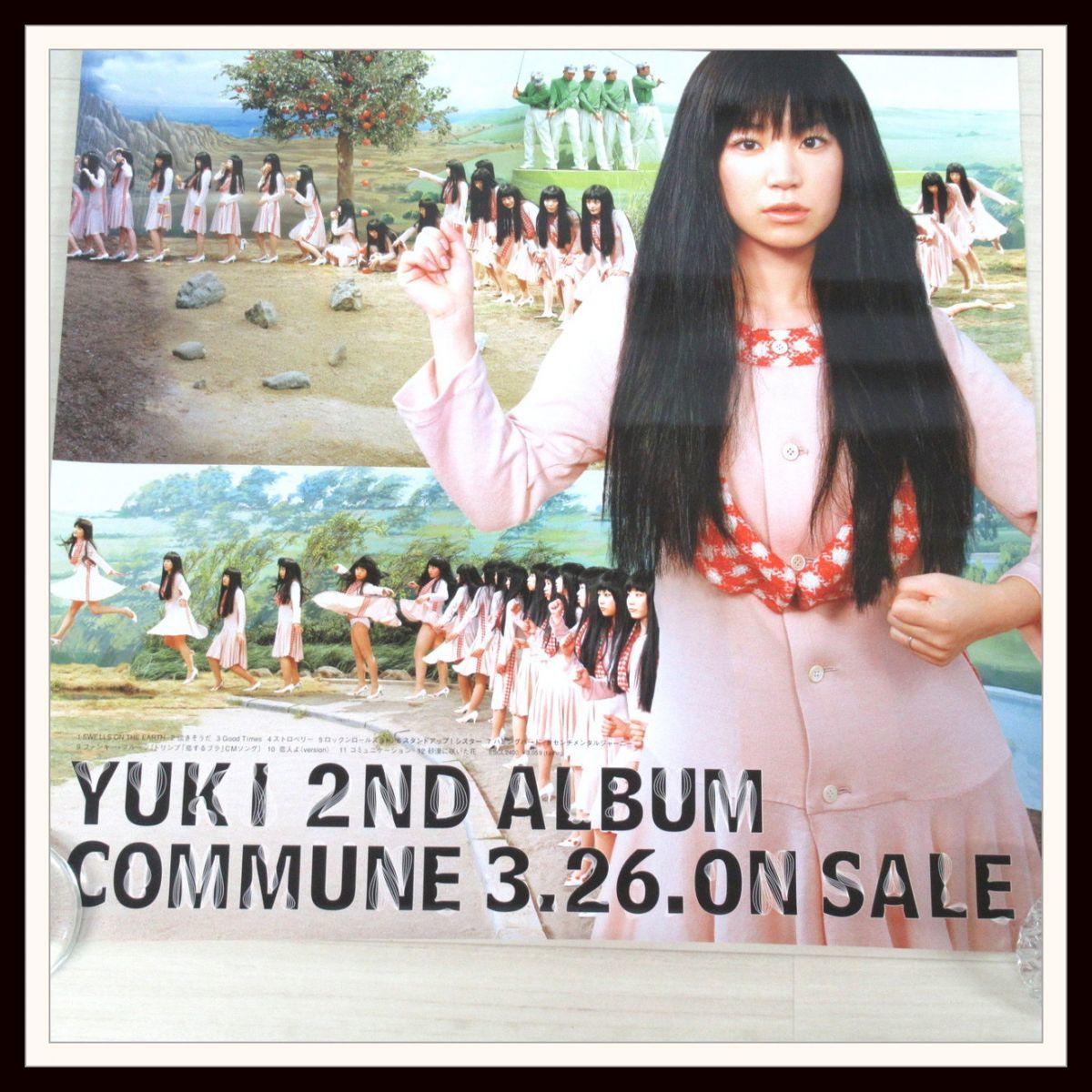 超高品質で人気の YUKI five-star 店頭告知用B2ポスター fawe.org