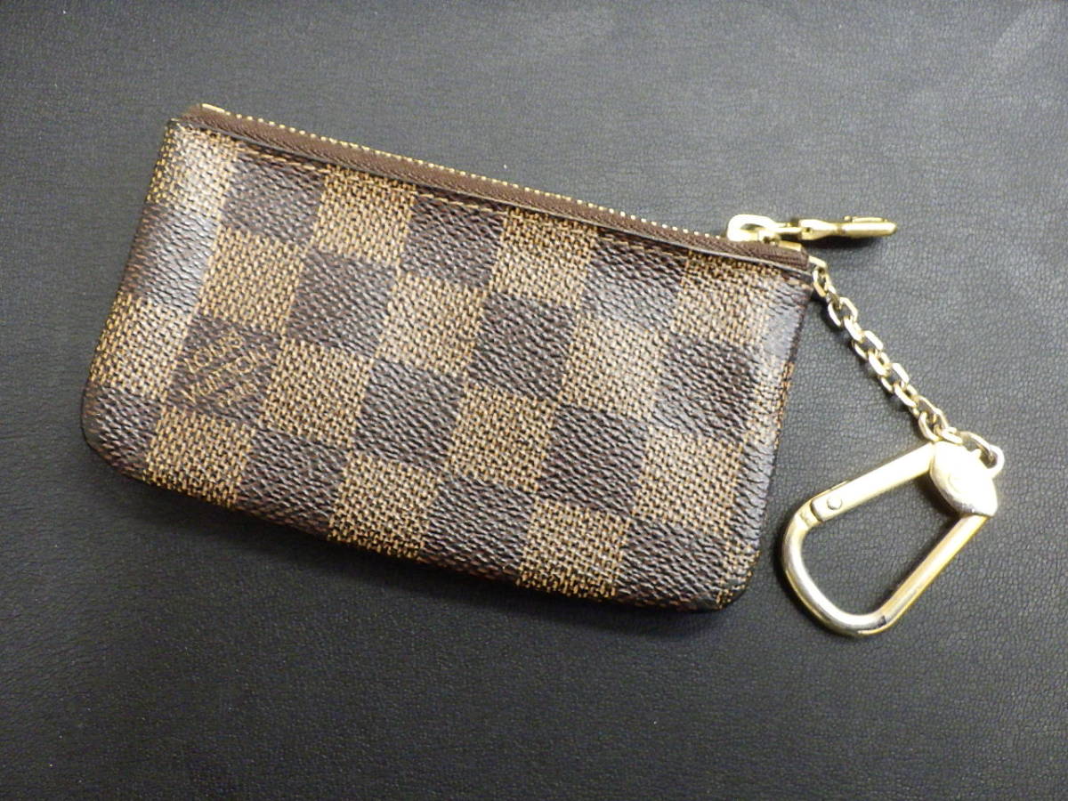 LOUIS VUITTON ルイヴィトン LV ダミエ ポシェットクレ キーケース