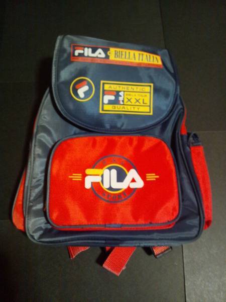 レトロ 【FILA BIELLA ITALIA】 ミニ リュックサック 未使用_画像1