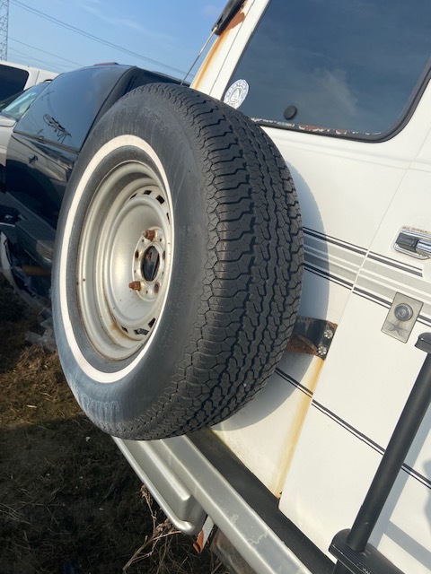  Chevy Van rear . sound glass left side 