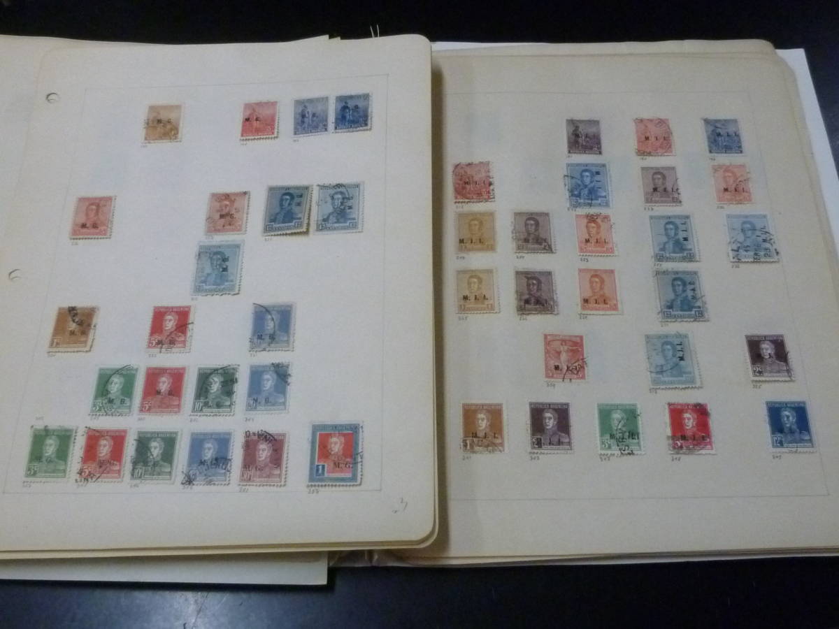 22　A　【B4】　アルゼンチン切手　1858-1951年　SC#3-450の内　計420枚　使用済　※説明欄必読_画像9