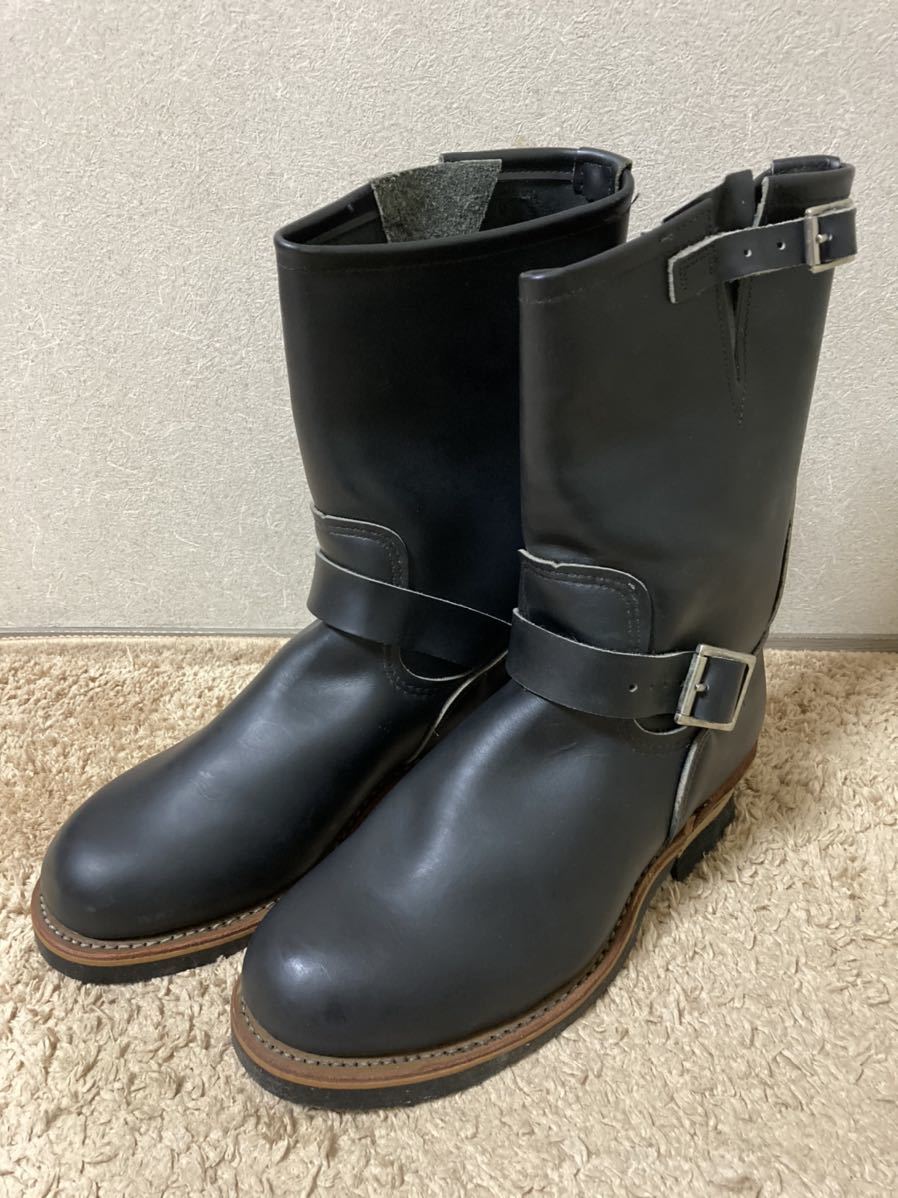 【同梱不可】 PT91 DEAD RED ビンテージ 新品 デッド 黒 ブラック レッドウイング 8.5EE エンジニアブーツ 2268 WING 8.5インチ 【同梱不可】 PT91 DEAD RED ビンテージ 新品 デッド 黒 ブラック レッドウイング 8.5EE エンジニアブーツ 2268 WING 8.5インチ