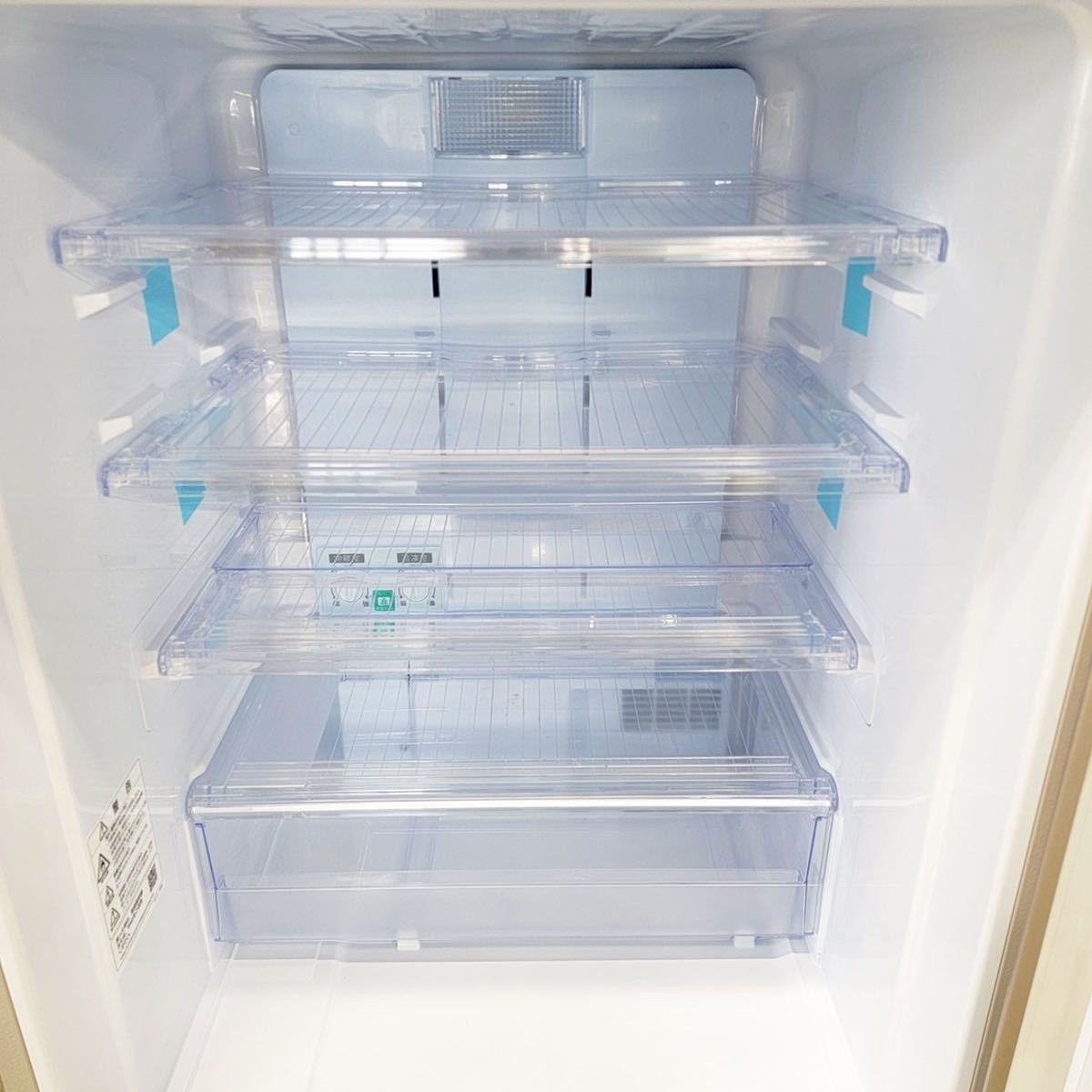 2021年製 美品 シャープ SHARP 冷凍冷蔵庫 3ドア 350L 左右開き どっち