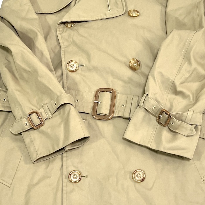 90s イングランド製 Aquascutum アクアスキュータム トレンチコート