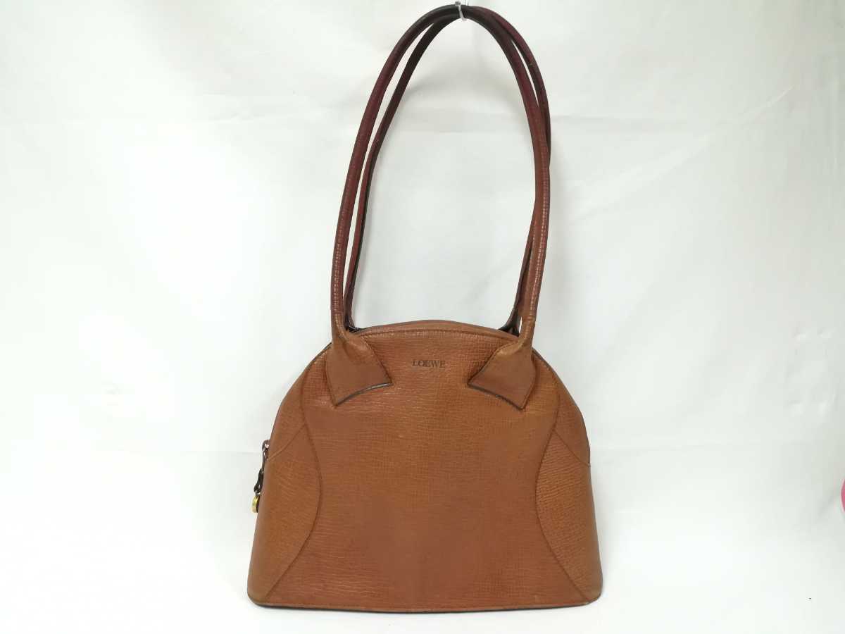 LOEWE ロエベ ショルダーバッグ レザー ブラウン バッグ 313 www