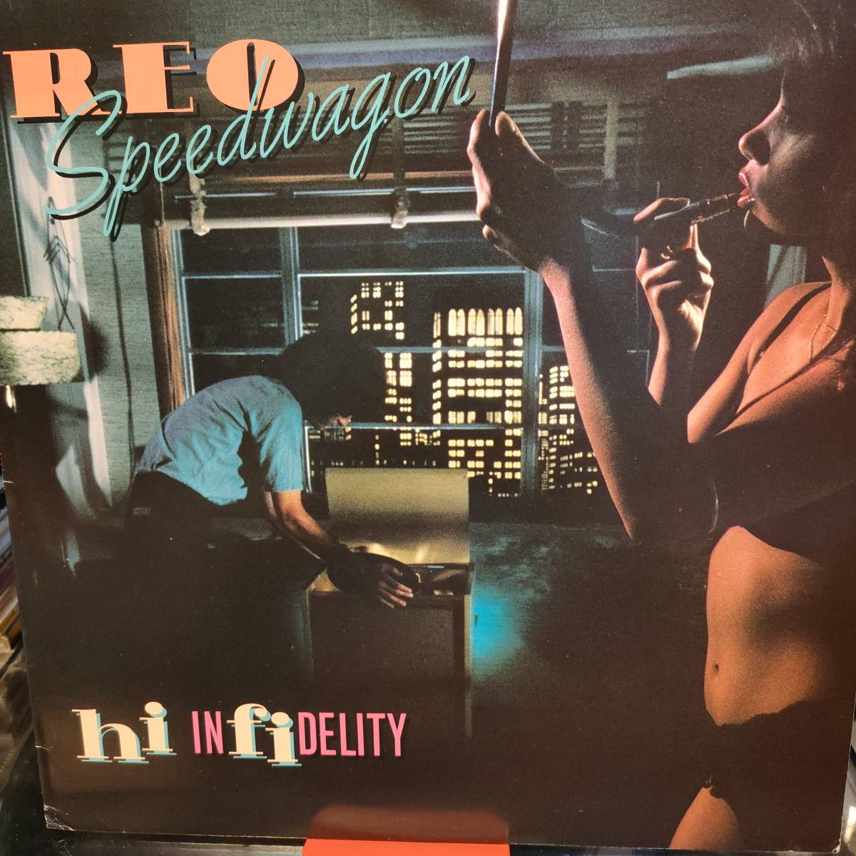 US ORIG LP REO Speedwagon hi infidelity REO スピードワゴン_画像1