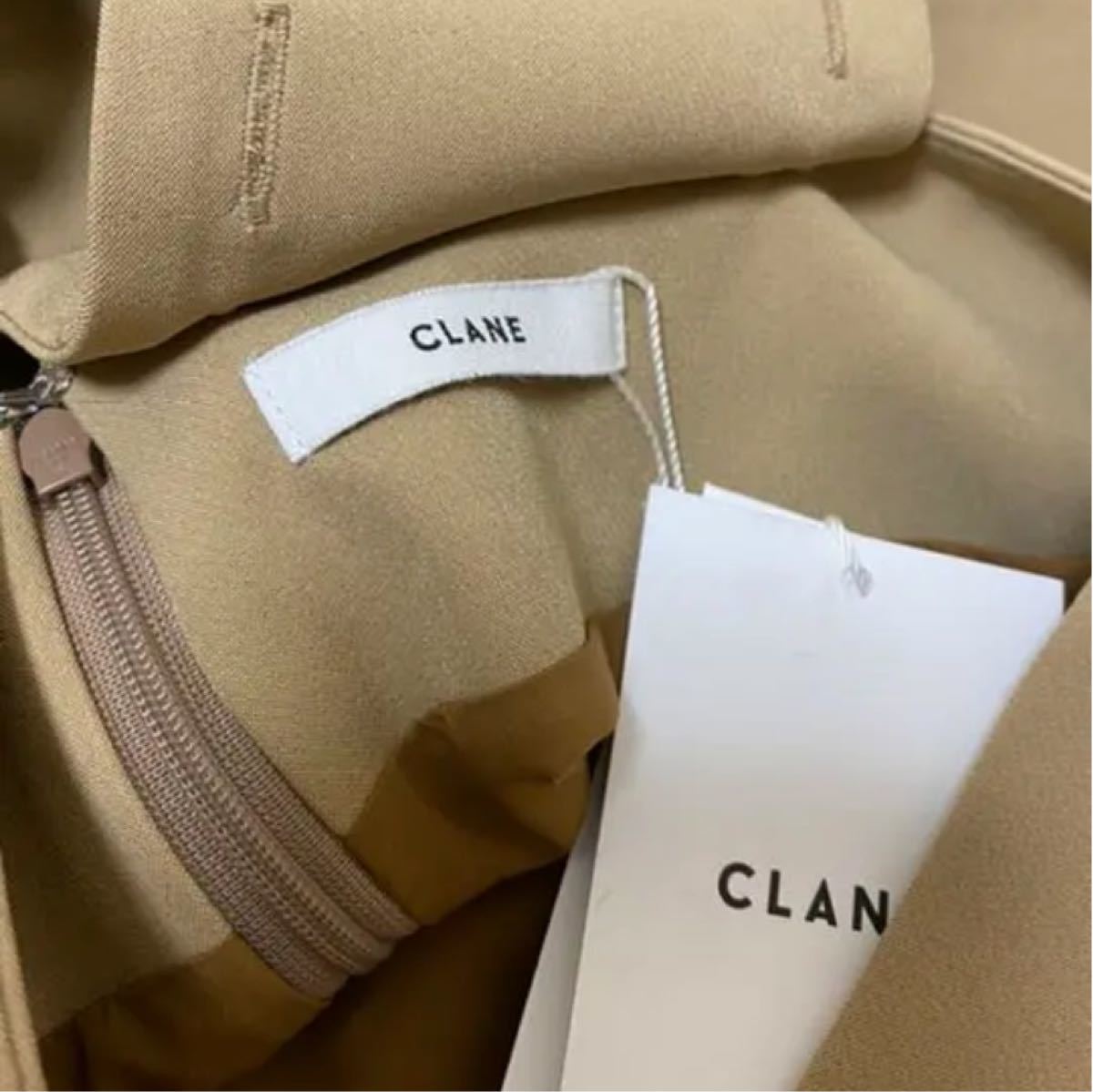 CLANE クラネ WIDE BELT BUSTIER TOPS ベージュ 0(¥19,800