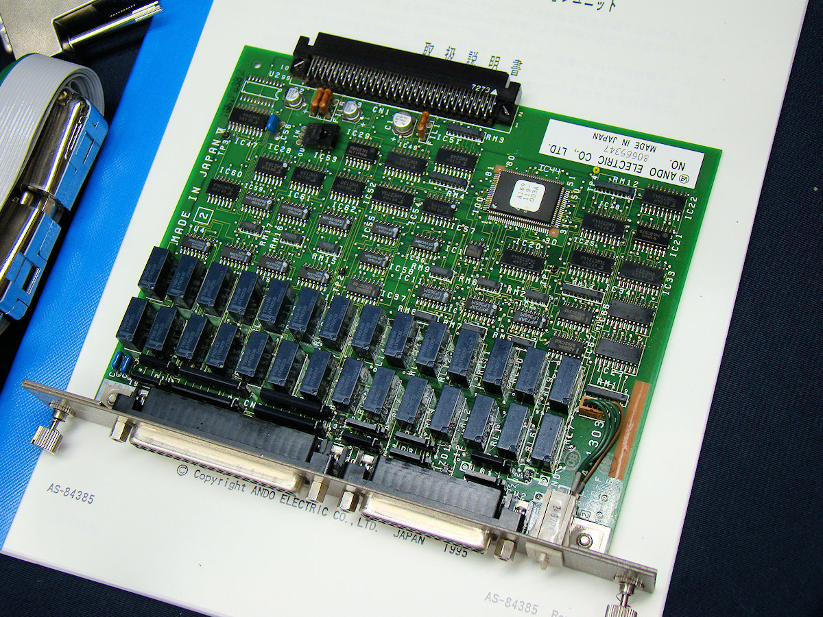 ANDO 安藤電気 AE5131用 WANシュミレーションユニット AE-5945 ANDO 安藤電気 AE5131用 WANシュミレーションユニット AE-5945