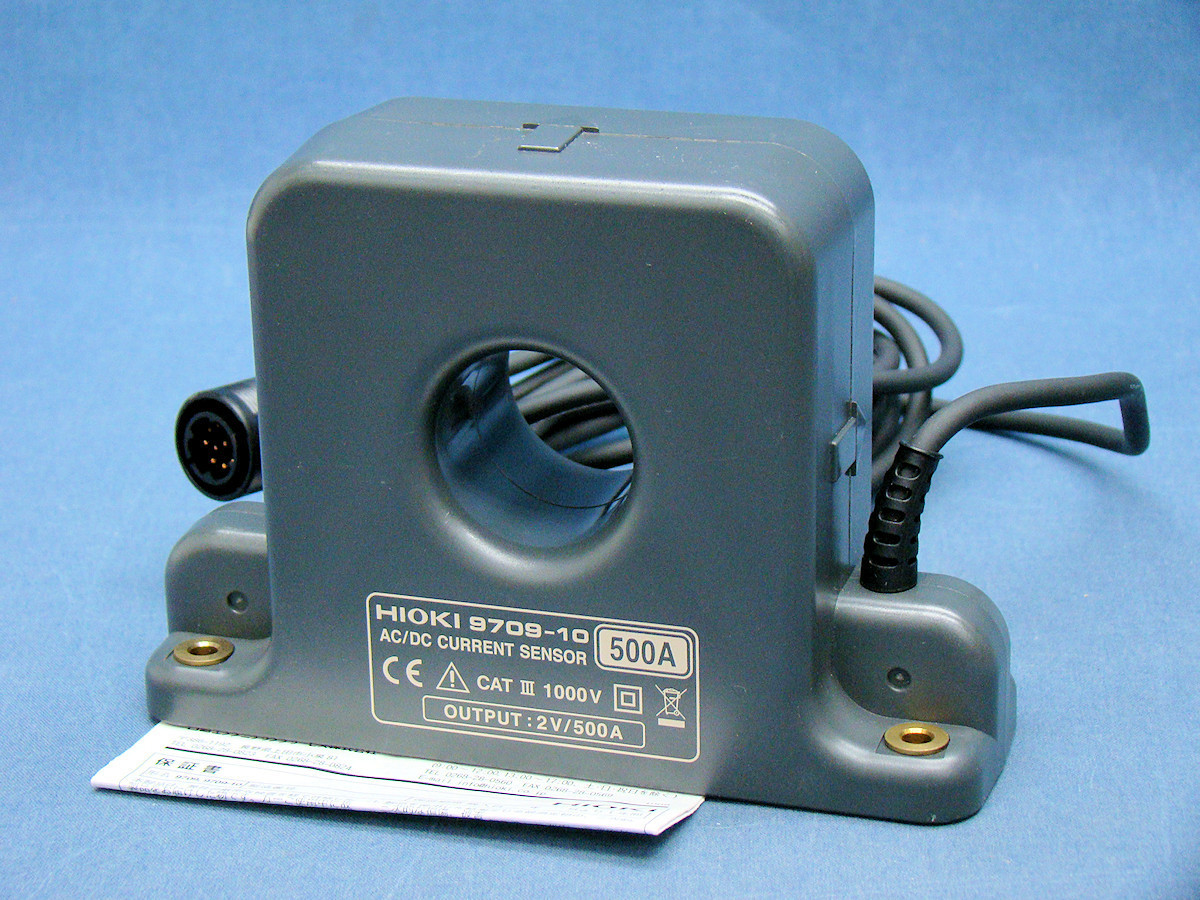 HIOKI 日置 9709-10 カレントセンサ AC/DC 交流/直流 500A 電流センサ 