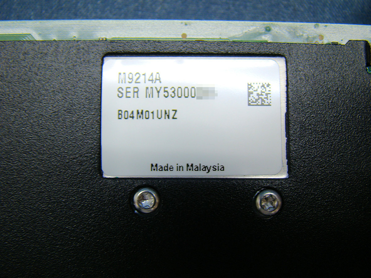 KEYSIGHT キーサイト M9393A-F14/B04/M01/UNZ/300 PXIeベクトルシグナルアナライザ 14GHz M9300A M9214A M9308A M9365A 中古_画像6