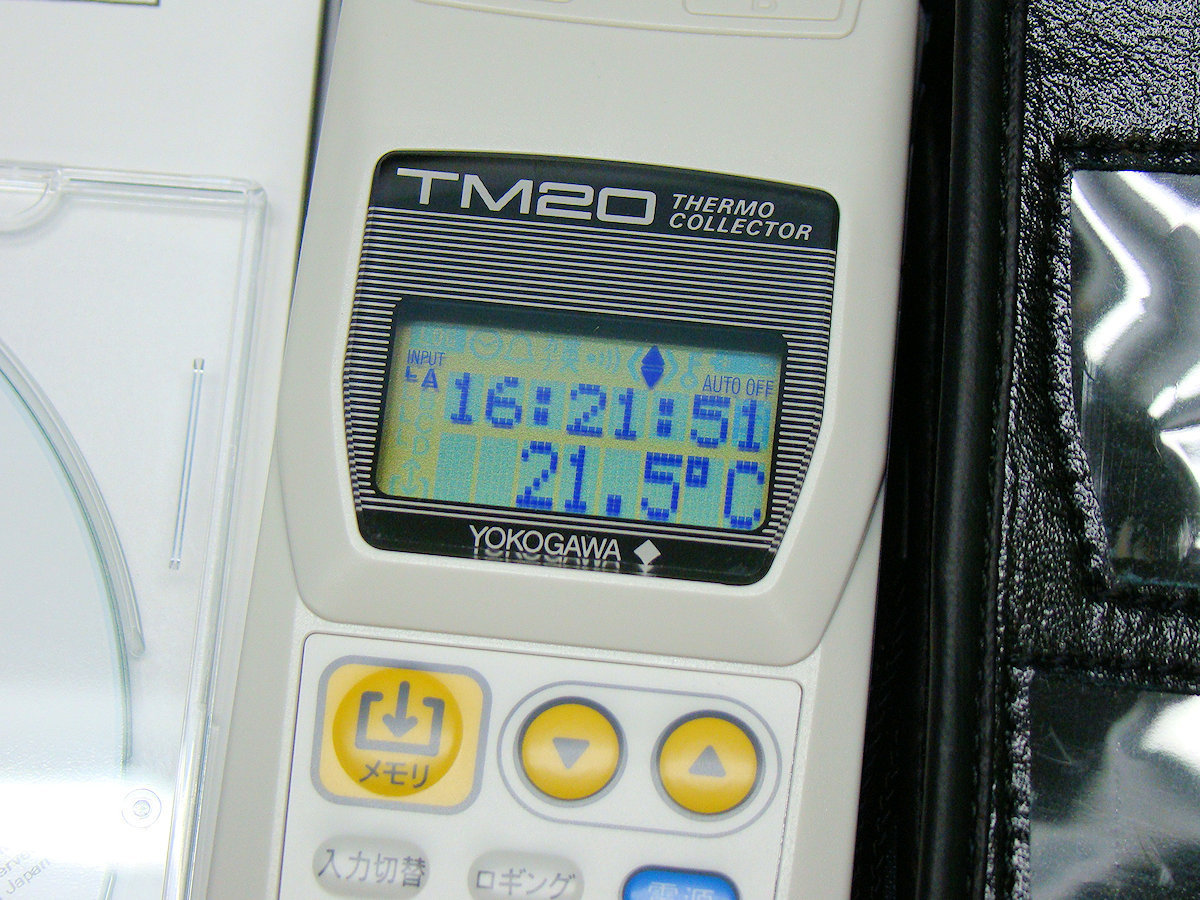 YOKOGAWA 横河 TM20 TM-20 温度コレクタ デジタル温度計 90021 90030 プローブ付 中古_画像2