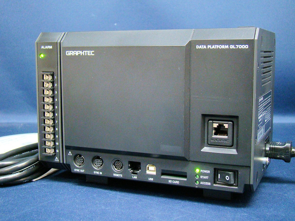 GRAPHTEC GL7000 DATA PLATFORM GL-7000 データプラットフォーム データアクイジション グラフテック 中古_画像2