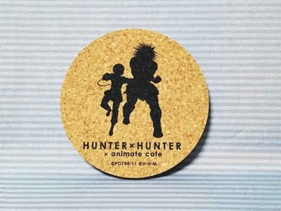 【残1】ハンターハンター アニメイトカフェ 限定 コルクコースター ウボォーギン クラピカ HUNTER×HUNTER 幻影旅団編_画像1