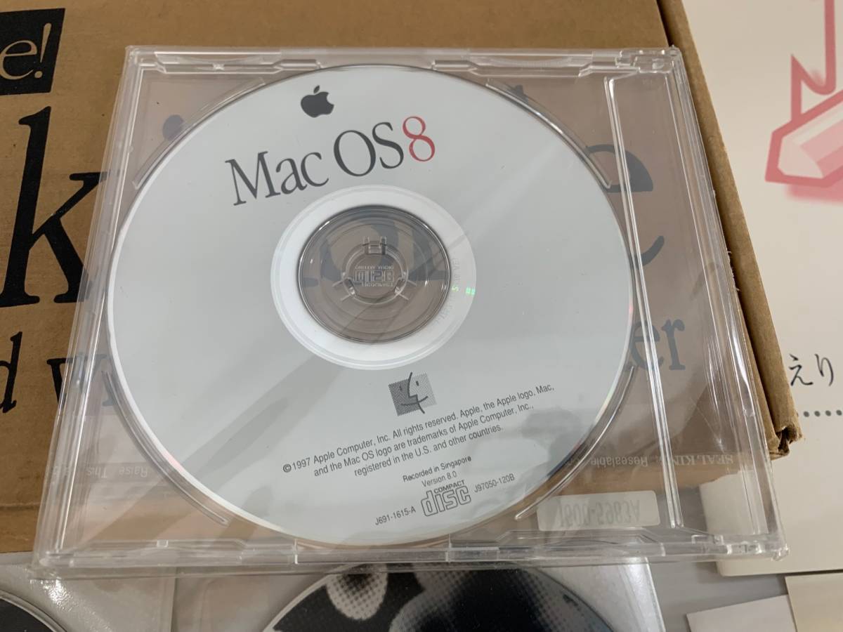 (JT3)　MAC　マニュアルソフト4枚セット　ジャンク品_画像7