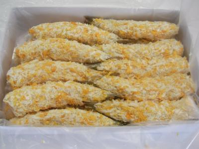 ■【小口発送】徳用海老フライ特大５Ｌサイズ　15cmの特大エビフライ！お弁当！ビックエビフライ卵とじ丼！に最適！即決落札は2箱お届け！_画像3