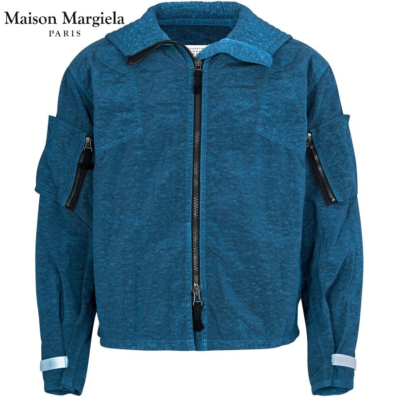 定価20万 Maison Margiela メゾンマルジェラ ジャケット ブルゾン しわ 