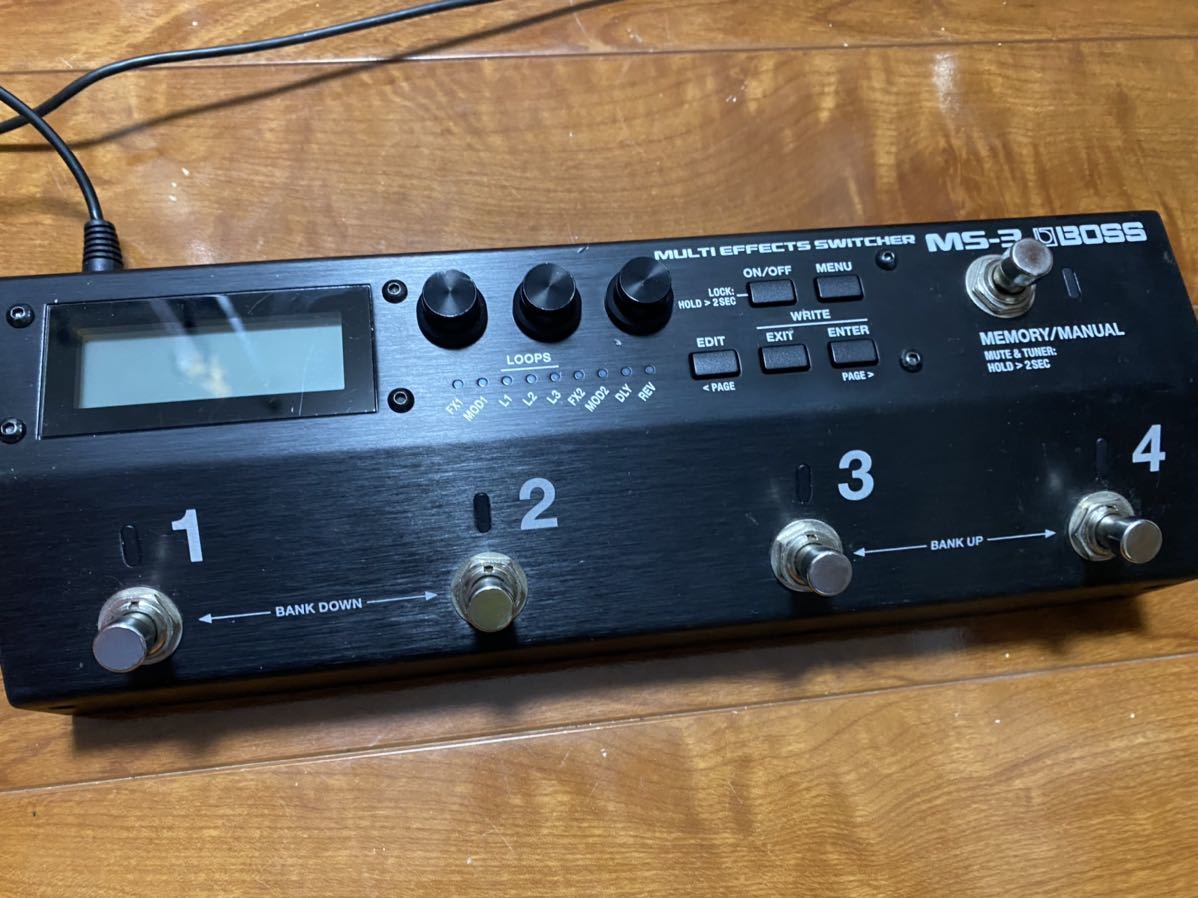 品 BOSS MS-3 ボス マルチエフェクター スイッチャー 品 BOSS MS-3 ボス マルチエフェクター スイッチャー