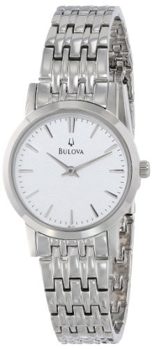 お試し価格！】 Silver 96L131 Women's Bulova White Watch Bracelet