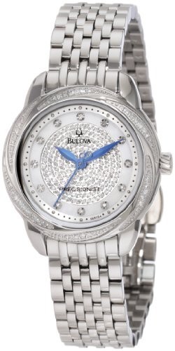 超熱 Bulova Women's Watch pattern Swirl Brightwater Precisionist 96R154 ブローバ
