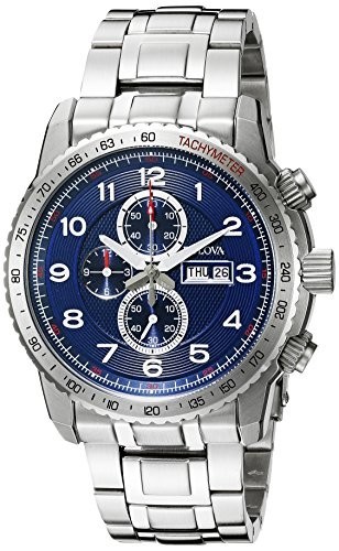 本命ギフト Analog Star Marine 96C121 Men's Bulova Display Watch