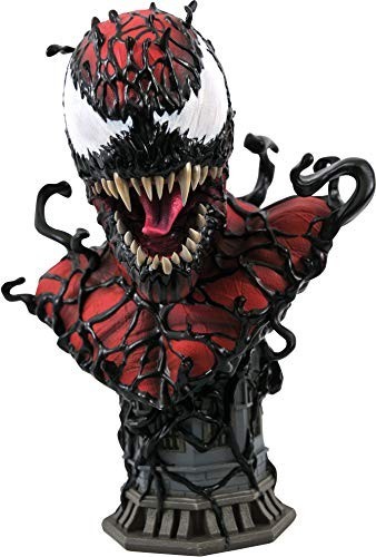 DIAMOND SELECT TOYS Marvel: Carnage Legends in 3-Dimensions 1:2 Scale Bust, 10 inches