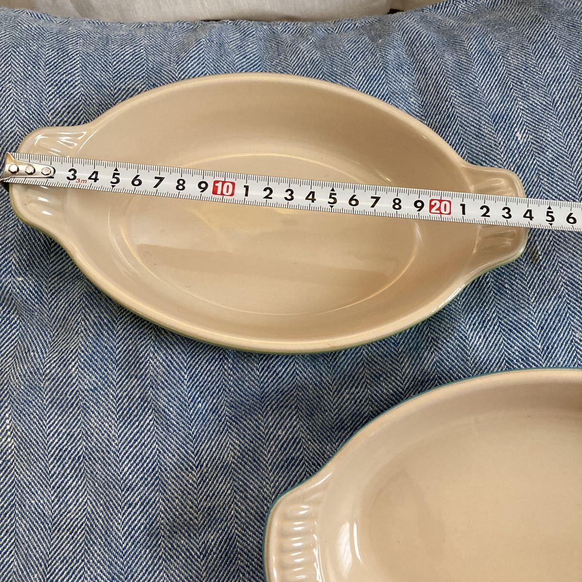新品在庫あ **ヴィンテージ ル・クルーゼ** GIEN 古いお皿2個